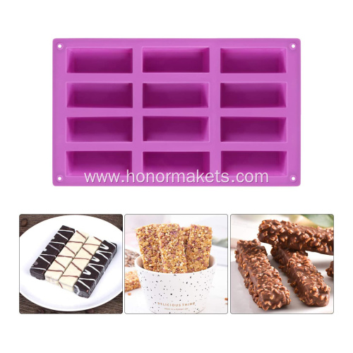 Silicone Baking Cereal Bar Molds